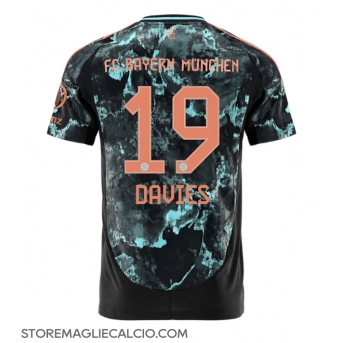Bayern Munich Alphonso Davies #19 Maglia Gara Trasferta Repliche 2024-25